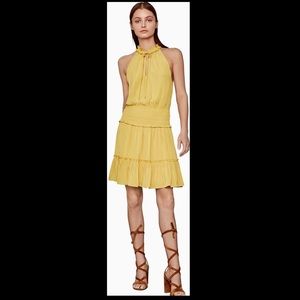 NWT BCBGMAXAZRIA Women's Smocked Waist Sleeveless Dress